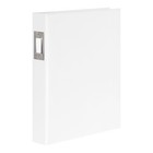 9 45  X 11 75  Cydney Fabric Photo Albums White - Kate   Laurel