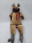 Pair Of Woof And Poof Plush Sitters Incl  Reindeer   Wind-up Musical Santa