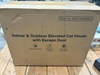 Outdoor Insulated Heated Cat House Heated Cat Bed Kitty Shelter Cat Heating Pad