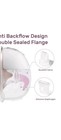 Ncvi Hands Free Breast Pump  White- Wearable Breastfeeding Pump Open Box