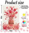Valentines Day Mason Jar Garden Flag 12  18 Inch Double Sided Love Heart Lollipop