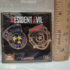 Resident Evil Racoon City Police Department Enamel Pins Official Badge Set Of 2
