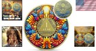 Elegant 1  Sobriety Chip - Bronze-plated Zinc Alloy Recovery Medallion