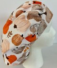Fall Pumpkin Print Size Medium Medical Bouffant Scrub Cap Surgery Hat