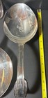 Set Of 6 Vintage Silverplate Starter Serving  Spoons  Ladles 11    Hotel Catering