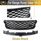 Honeycomb Glossy Black Front Bumper Grille Grill For Range Rover Velar 2018-2023