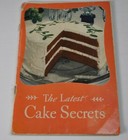 1934 The Latest Cake Secrets General Foods Promotional Baking Book Frosting Pie
