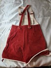 Vintage 1960s  Childs Lederhosen Shorts Leather Suede Red Hearts German Unisex