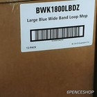 Lot Of 12 Boardwalk 1800lbdz Pro Loop Web tailband Mop Head Large Blue 12 case