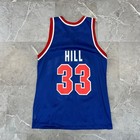 90s Vintage Champion Detroit Pistons Jersey Mens Medium 40 Grant Hill Basketball
