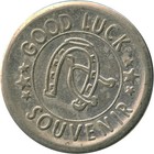 Big Bear Lake  California Ca Souvenir Lucky Horseshoe Good Luck Coin Token