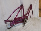 1967 Schwinn Stingray Fair Lady Muscle Bike Frame Forks Chainguard Cranks Violet