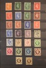 Stamps Great Britain  Set Of 26 Different Heads Of King George Vi   See Details