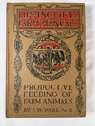 Lot Of 3 Antique Lippincott s Farm Manuals Feeding Swine Sheep Hc 1915-1925