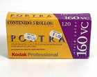New Sealed 5x Kodak Portra 160 Vc Vivid Color 120 Film  expiration 12 06  