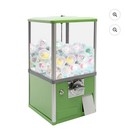Gum Ball Machine Vending Coin Bank Vintage Gumballs Dispenser Green