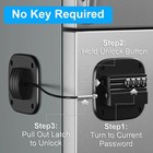 2 Pack Fridge Lock With Combination  No Key Required  Upgrade Refrigerator Lock