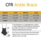 Copper Ankle Support Brace Compression Sleeve Foot Pain Relief Running Sports Us