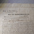 Certificate Of Naturalization 1856 King   s County Brooklyn New York Ny Antique