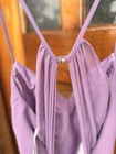 Azazie Purple Chiffon Spaghetti Strap Floor-length W  Leg Slit Formal Dress
