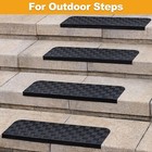 Rubber Stair Treads Non Slip Outdoor Indoor 30  X 10  5-pack For All Steps