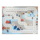 Kids Rug Car Digger Playmat For Boys Girls Playtime Collection Road Map