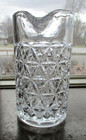 Crystal Weighted Bottom Cocktail Mixing Glass - Vintage - 6 5  Tall