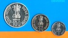 2003 -veer Durgadas - 3 India  100  10  1 Rs   Commem  Rare M Mint Coins Set Ind