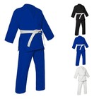Martial Arts Karate Suit Bjj Gi Uniform Kids Adults Mma Training Kimono