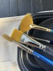 Lot Of 24 Windsor   Newton   Grumbacher Water Colour Paints   Brushes Barely Usd