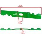 50  Deck Mulching Blades For Cub Cadet Zts1-50 Zts2-50 Xt1-lt50   490-110-c204