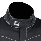 Zamp R02j003l Zr-11 Sfi Black Racing Jacket  Large