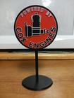 Cox Engines  powered By Cox Engines  Miniature Sign Diorama Display 6 5  Tall