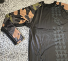 Da Hui Rash Guard Adult Extra Large Black Long Sleeve Surfing Hawaiian Beach Men