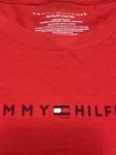 Tommy Hilfiger Youth Embroidered T-shirt Red Short Sleeve Medium 10 12 Nwt