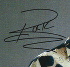 The Rock Dwayne Johnson Autographed 8x10 Wwf Promo Photo Signed Black Sharpie