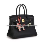 Sallys Handmade Real Leather Horse Saddle Bag Key Chain Ring Charm Pendant