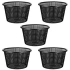 8 3in Black Mesh Net Pots For Aquatic For Plants Perfect For Gardening