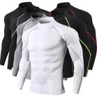 Men   s Quick Dry Compression Sport T-shirt Long Sleeve Gym Running Fitness Gift