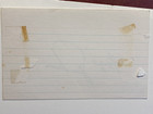 Fergie Jenkins Signed Autographed Index Card - Hof Jsa Soa