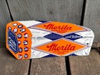 1950s Merita White Bread   Lone Ranger Radio Show Metal Bakery Door Push Sign