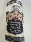 Vintage Smirnoff Embossed Vodka Bottle 4 5 Quart 11  Awesome Label