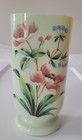 Antique Opaline Vaseline Uranium Victorian Vase