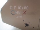 Wwii German Flak Binocular D f   10x80 Marked Great Optics In Great Condition 34