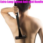Men Back Razor Shaver Groomer Full Body Leg Hair Removal Trimmer Long Handle Set