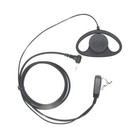 2x D Shape Walkie Talkie Headset Earphone 2 5mm Ptt Mic Earpiece For Motorola