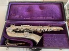 1922 C g  Conn Saxophone New Wonder Series Ii   Silver Plate With Gold Bell