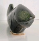 Inuit Eskimo Art 9  Whale Green Stone Carving By M  Keyuajuk Pangnirtung Canada