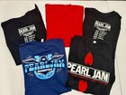 Pearl Jam Lot 5  Five T-shirts Size Small S Seattle Concert Tees New Unworn
