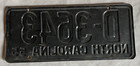 1955 North Carolina Dealer License Plate   d-3643 
